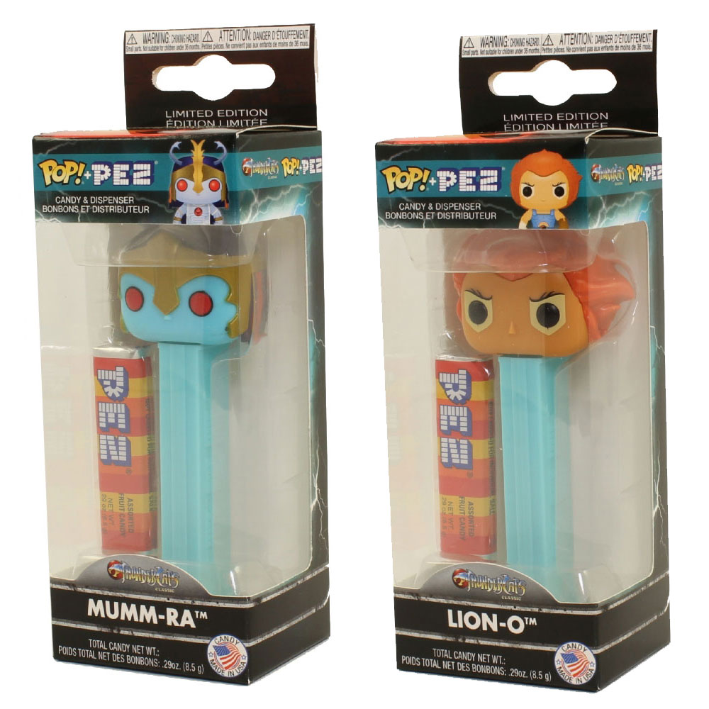 Funko POP! PEZ Dispensers - Thundercats - SET OF 2 (Lion-O & Mumm-Ra)