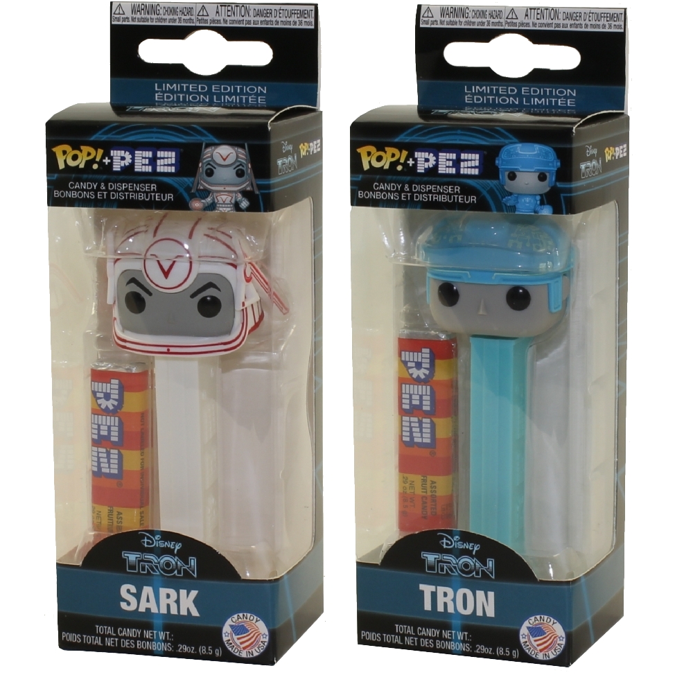 Funko POP! PEZ Dispensers - Tron - SET OF 2 (Tron & Sark)