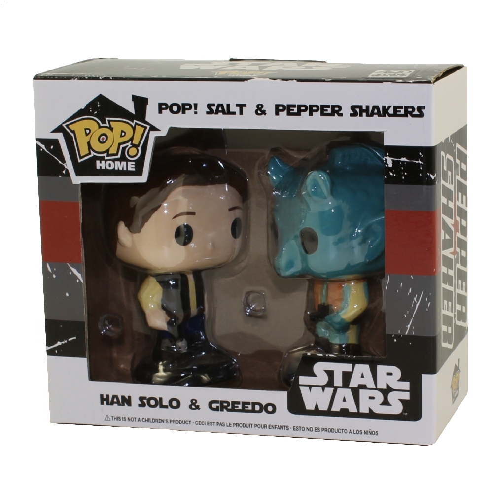 Funko POP! Home - Star Wars Smuggler's Bounty Salt & Pepper Shakers - HAN SOLO & GREEDO *Exclusive*