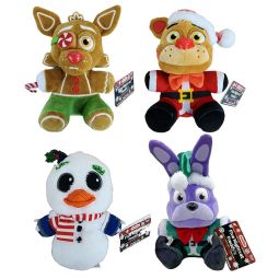 Funko Collectible Plushes - Five Nights at Freddy's Holiday - SET OF 4 (7 inch)