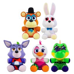 Funko Collectible Plush - Five Nights at Freddy's Security Breach S1 - SET OF 5 (Vanny, Roxanne +3)