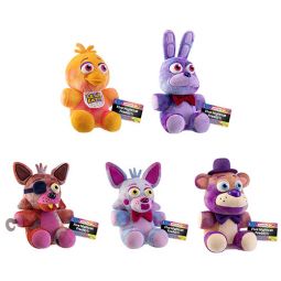 Funko Collectible Plushes - Five Nights at Freddy's - SET OF 5 TIE-DYE CHARACTERS