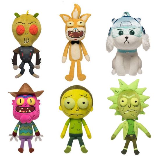 rick and morty plush toys