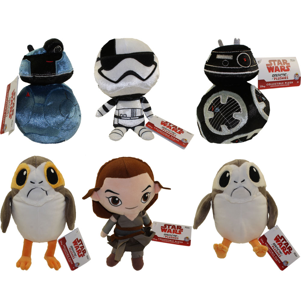 Funko Galactic Plushies - Star Wars Episode 8: The Last Jedi - SET OF 6