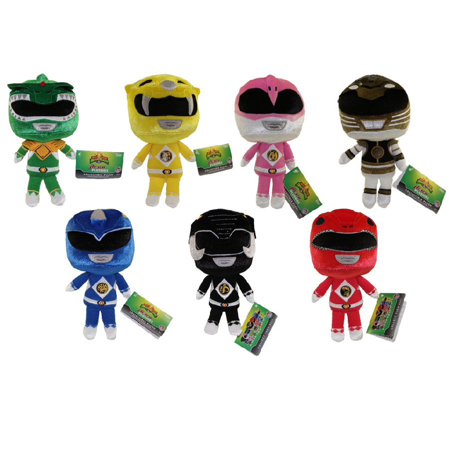 Funko Hero Plushies - Power Rangers S1 - SET OF 7 RANGERS