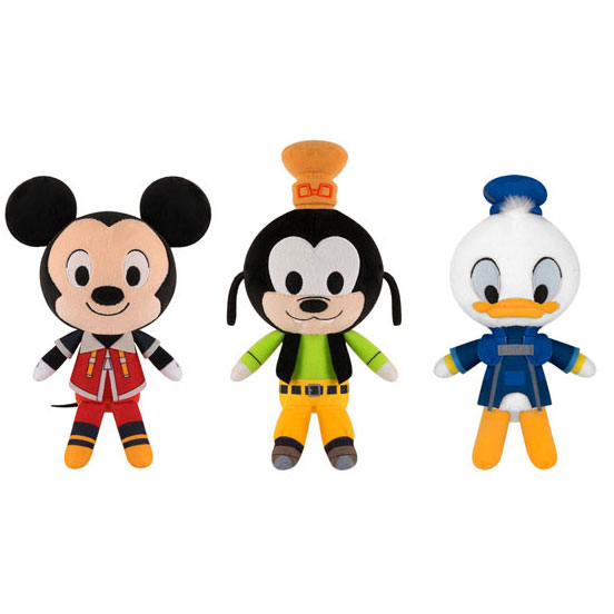 Funko Plushies - Kingdom Hearts Series 1 - SET OF 3 (Mickey, Goofy & Donald)