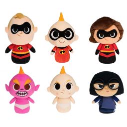 Funko SuperCute Plushies - The Incredibles 2 - SET OF 6 (3 Jack-Jacks, Edna and Mr. & Mrs.)