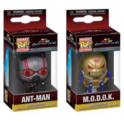 Funko Pocket POP! Keychains - Ant-Man and The Wasp: Quantumania - SET OF 2 (M.O.D.O.K. & Ant-Man)