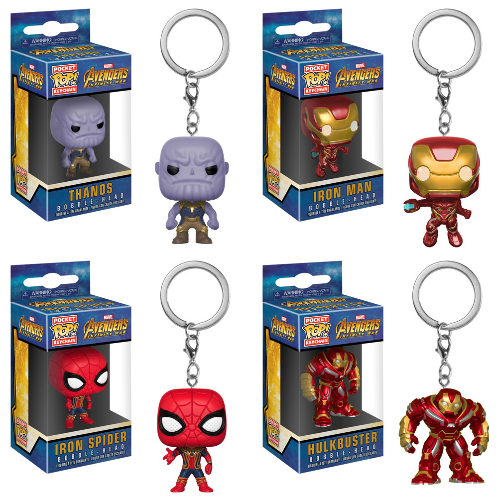 Funko Pocket POP! Keychains - Avengers: Infinity War - SET OF 4 
