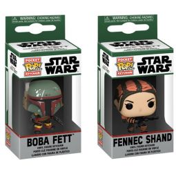 Funko Pocket POP! Star Wars Keychains - Disney's The Book of Boba Fett - SET OF 2 (Boba & Fennec)