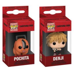 Funko Pocket POP! Keychain Figures - Chainsaw Man - SET OF 2 [Pochita & Denji]