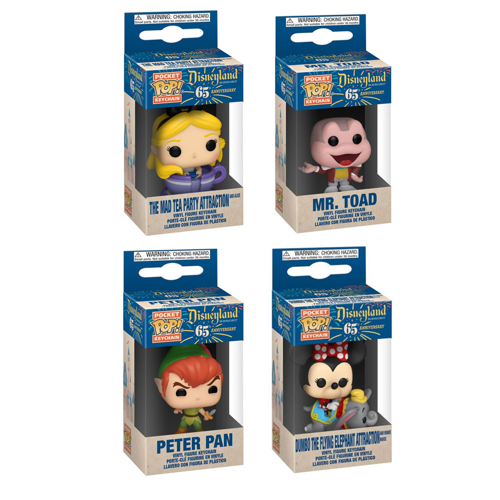 Funko Pocket POP! Keychains Disneyland 65th Anniversary S2 - SET OF 4 (Minnie, Alice +2)(Ships TBD) Funko Pocket POP! Keychains Disneyland 65th Anniversary S2 - SET OF 4 (Minnie, Alice +2)(Ships TBD)