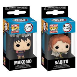 Funko Pocket POP! Keychains - Demon Slayer - SET OF 2 [Makomo & Sabito](1.5 inch)