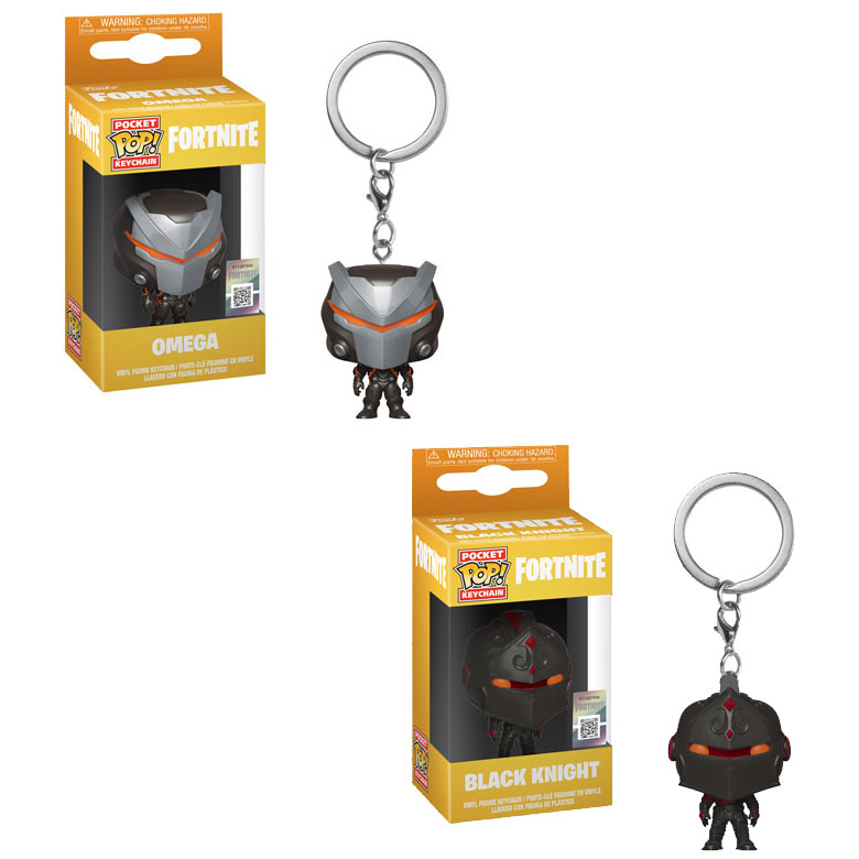 Funko Pocket POP! Keychains - Fortnite S1 - SET OF 2 (Omega & Black Knight)