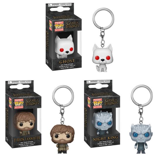 Funko Pocket Pop Keychains Game Of Thrones Set Of 3 Ghost