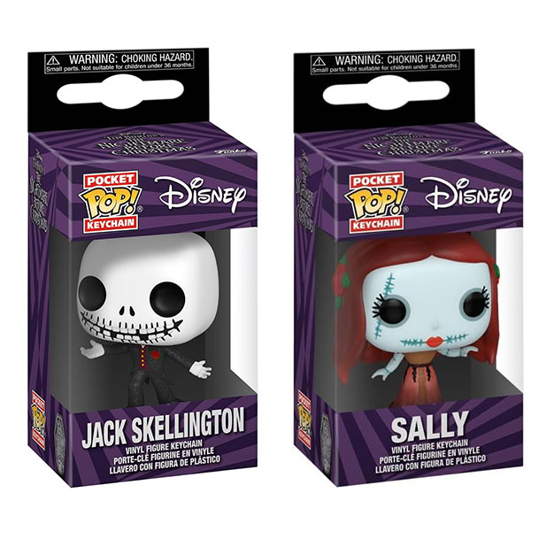Funko Pocket POP! Keychains - Nightmare Before Christmas - SET OF 2 [Formal Jack & Sally](1.5 inch)