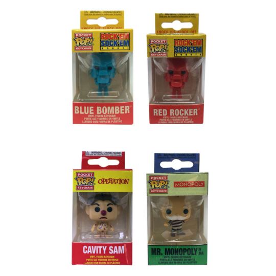 Funko Pocket POP Keychain Figures Retro Toys SET OF 4 Cavity