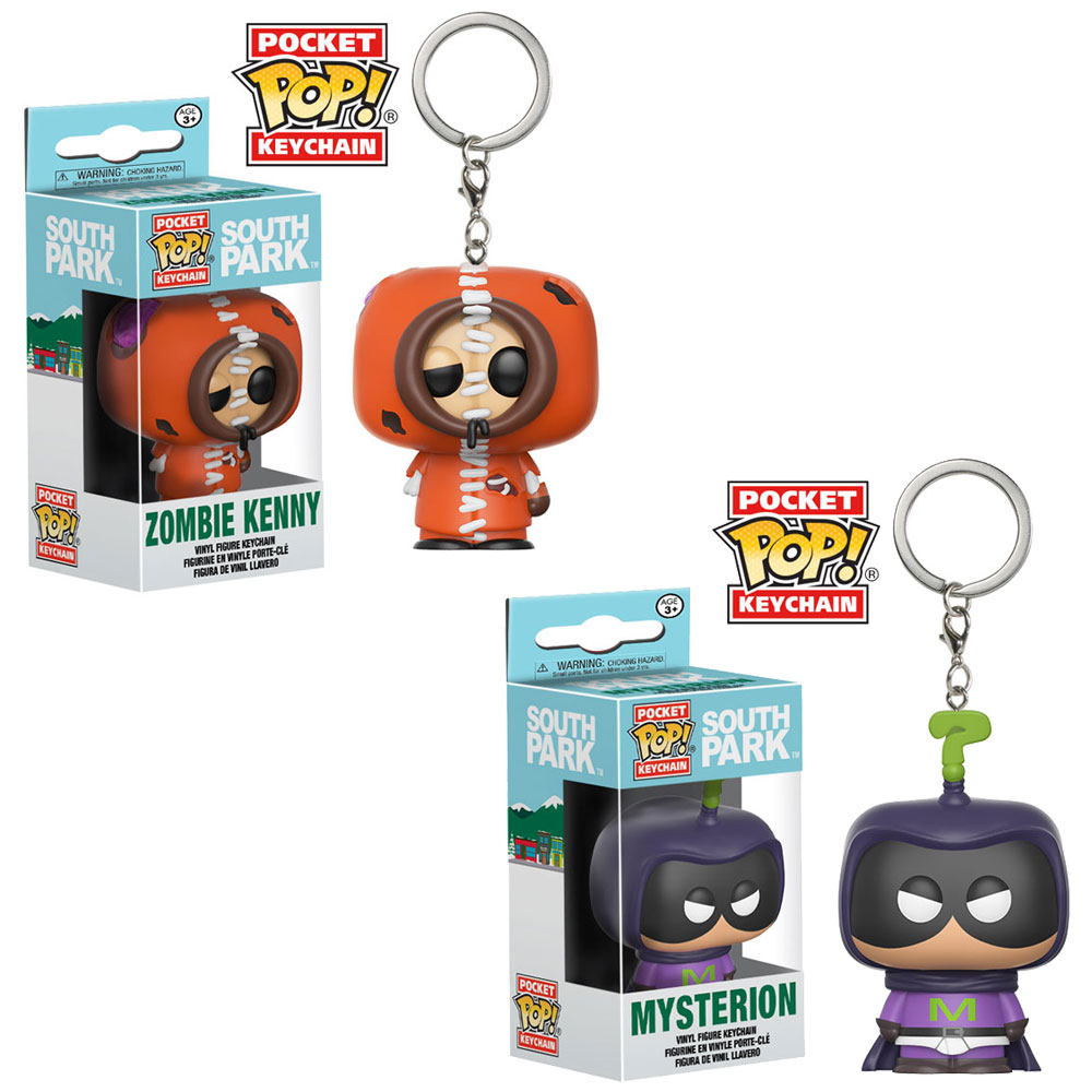 Funko Pocket POP! Keychains - South Park - SET OF 2 (Zombie Kenny & Mysterion)