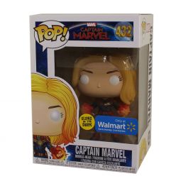 Funko POP! Marvel Vinyl Bobble-Head - CAPTAIN MARVEL #432 (Glow in Dark) *Walmart Exclusive*