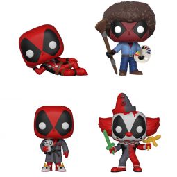 Funko POP! Marvel - Deadpool Playtime Vinyl Figures - SET OF 4 DEADPOOLS (Pre-order Ships May) Funko POP! Marvel - Deadpool Playtime Vinyl Figures - SET OF 4 DEADPOOLS (Pre-order Ships May)