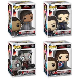 Funko POP! Marvel Doctor Strange Multiverse of Madness S2 Vinyl Figures - SET OF 4