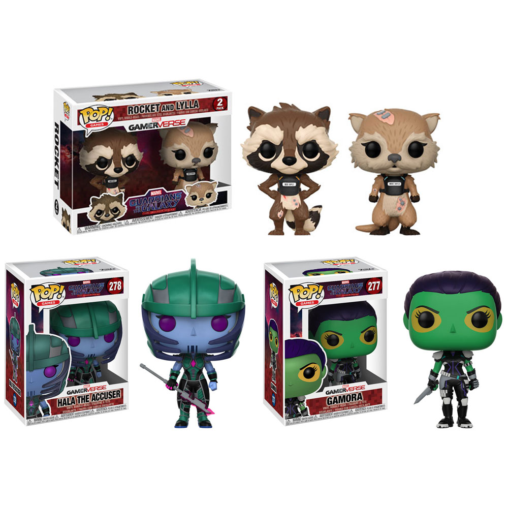 Funko POP! Games - Guardians of the Galaxy Telltale Vinyl Bobbles - SET OF 3 (4 Figures Total)