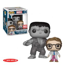 Funko POP! Marvel Collector Corps Vinyl Bobble Set - THE HULK & BRUCE BANNER #284 *Exclusive*