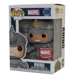 Funko POP! Marvel Collector Corps - Vinyl Bobble-Head Figure - RHINO #309 *Exclusive*