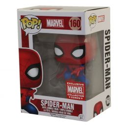 Funko POP! Marvel Collector Corps Vinyl Bobble Figure - SPIDER-MAN (Action Pose) #160 *Exclusive*