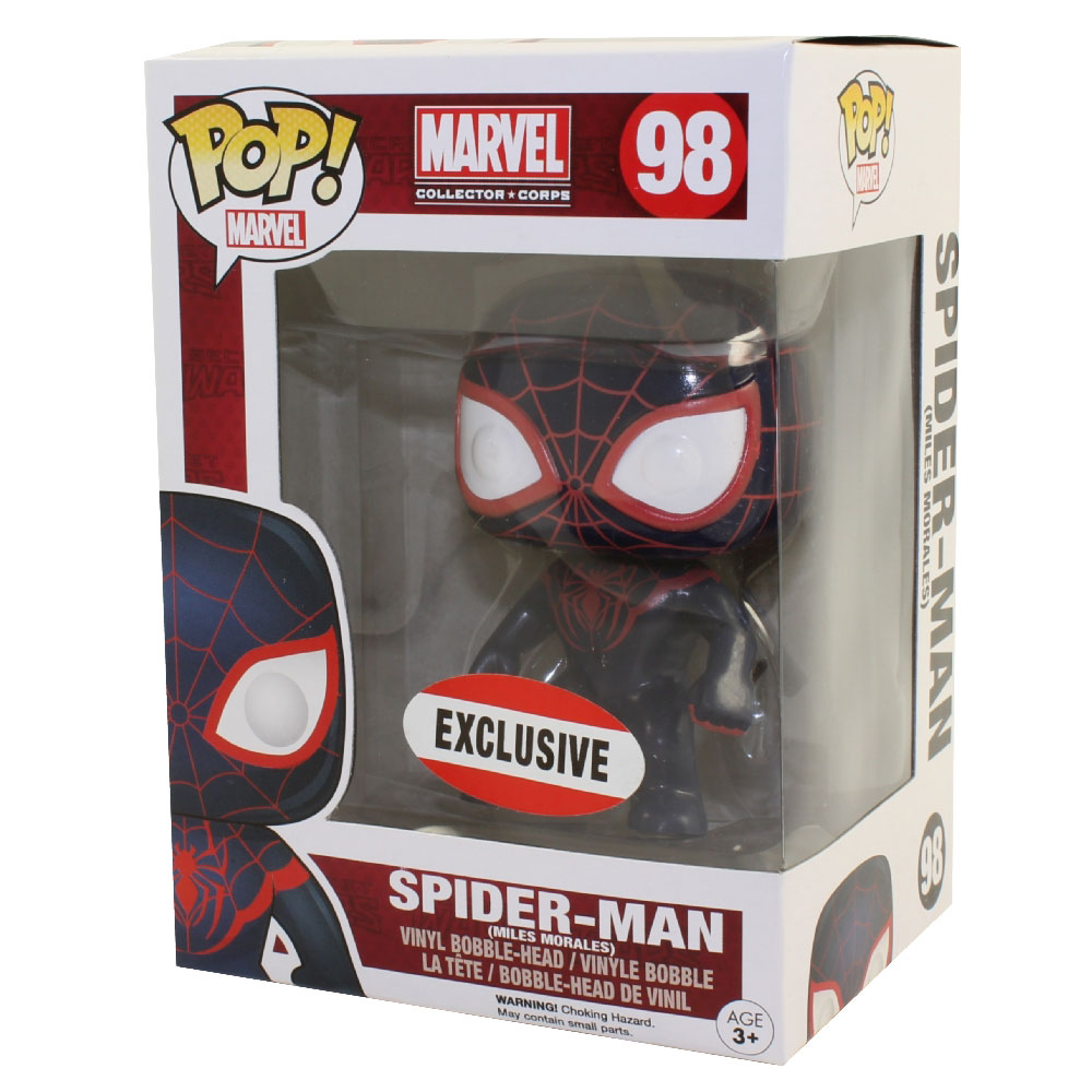 Funko POP! Marvel Collector Corps Vinyl Bobble-Head Figure - SPIDER-MAN (Miles Morales) #98 *Excl*