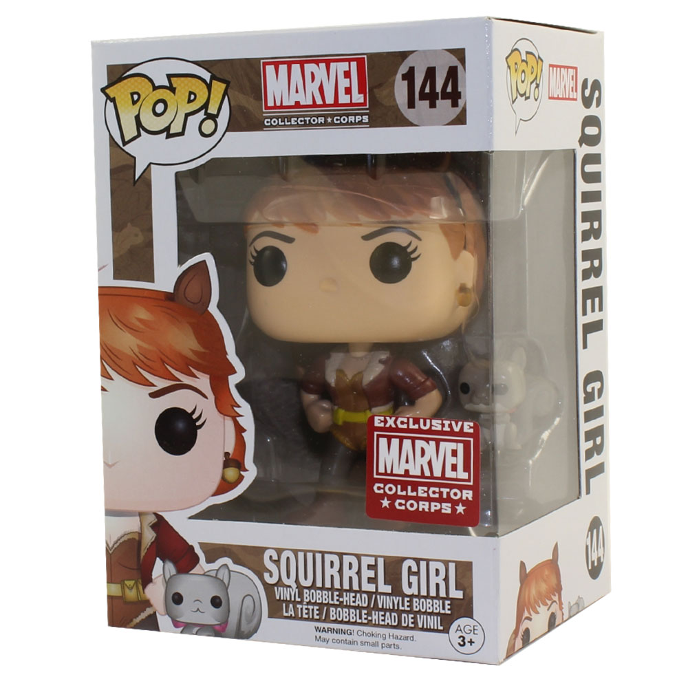 Funko POP! Marvel Collector Corps - Vinyl Bobble-Head Figure - SQUIRREL GIRL #144 *Exclusive*