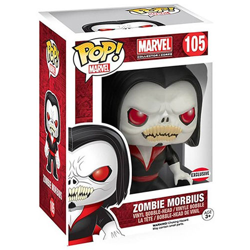 Funko POP! Marvel Collector Corps - Vinyl Bobble-Head Figure - ZOMBIE MORBIUS #105 *Exclusive*