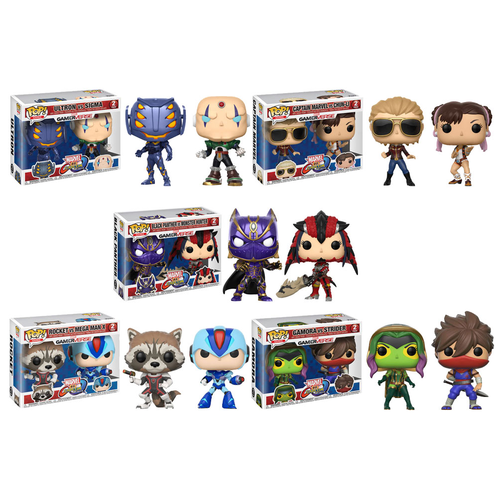 Funko POP! Games - Marvel vs Capcom Vinyl Figure 2-Packs - SET OF 5