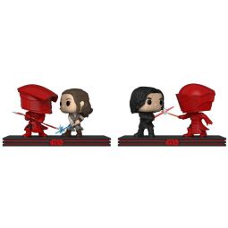 Funko POP! Movie Moment - Star Wars The Last Jedi Vinyl Bobbles - SET OF 2 (Rey, Kylo & Guards)(2018 Funko POP! Movie Moment - Star Wars The Last Jedi Vinyl Bobbles - SET OF 2 (Rey, Kylo & Guards)(2018