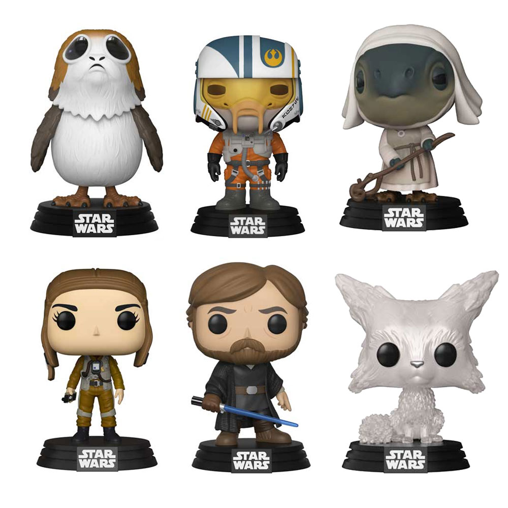 Star Wars themed Vinyl Bobble Figures 6 To Select From Details about   POP Funko Games NEW 
