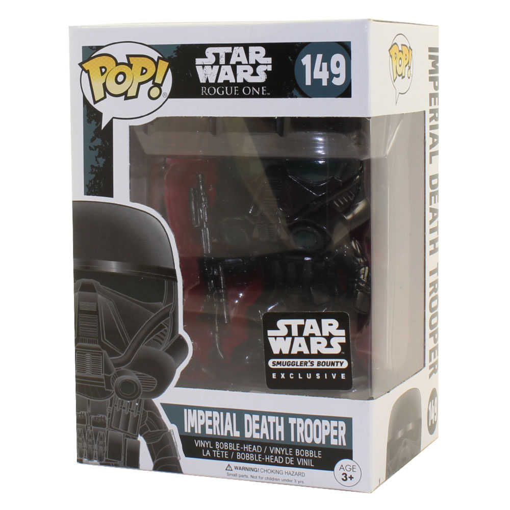 Funko POP! Star Wars Smuggler's Bounty Vinyl Bobble-Head - IMPERIAL DEATH TROOPER #149 *Exclusive*