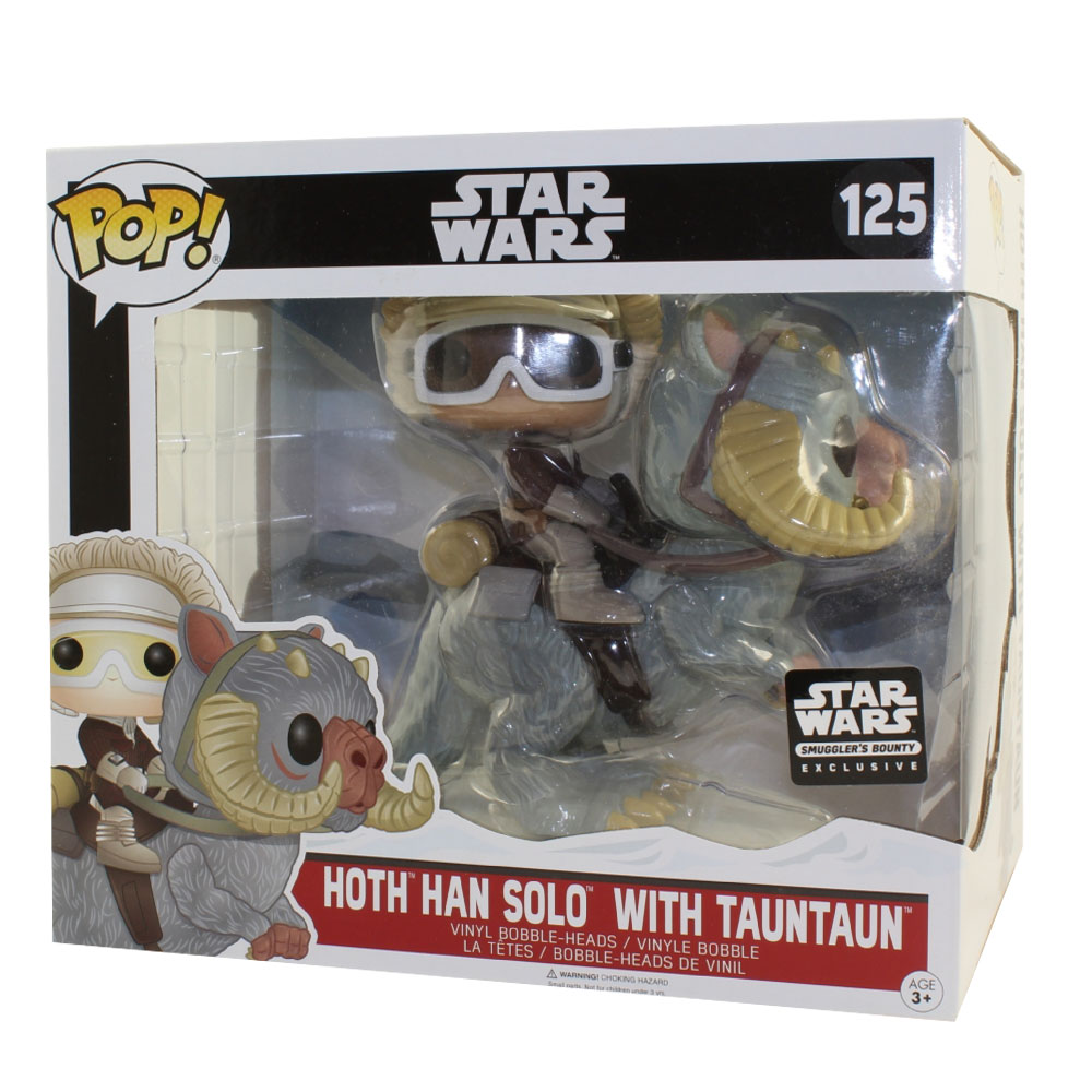 Funko POP! Star Wars Smuggler's Bounty Vinyl Bobble-Head- HOTH HAN SOLO on TAUNTAUN #125 *Exclusive*