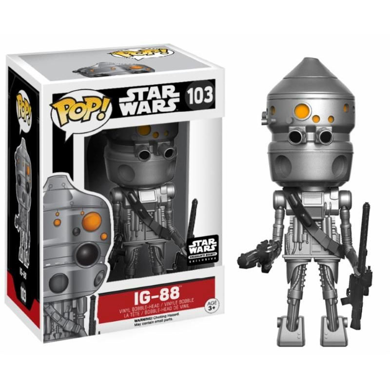 Funko POP! Star Wars Smuggler's Bounty Vinyl Bobble-Head - IG-88 #103 *Exclusive*