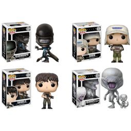 Funko POP! Movies - Alien: Covenant Vinyl Figures - SET OF 4 (Neomorph, Daniels, David & Xenomorph)