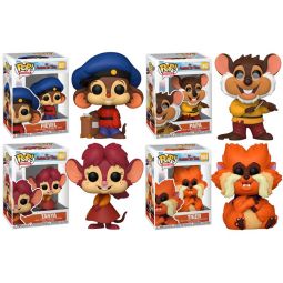 Funko POP! Movies - An American Tail Vinyl Figures - SET OF 4 [Tanya, Papa, Fievel & Tiger]
