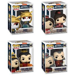 Funko POP! Animation - Avatar: The Last Airbender S2 Vinyl Figures - SET OF 4 (Suki, Ty Lee +2)