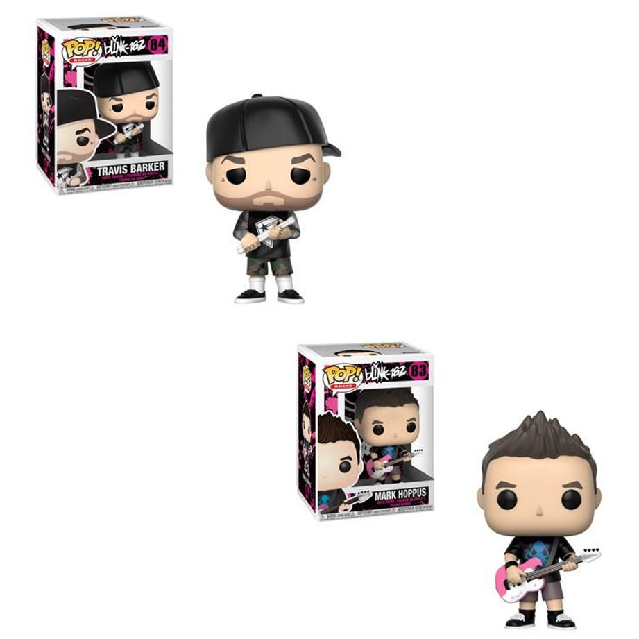 Funko POP! Rocks - Blink 182 Vinyl Figures - SET OF 2 (Mark & Travis)