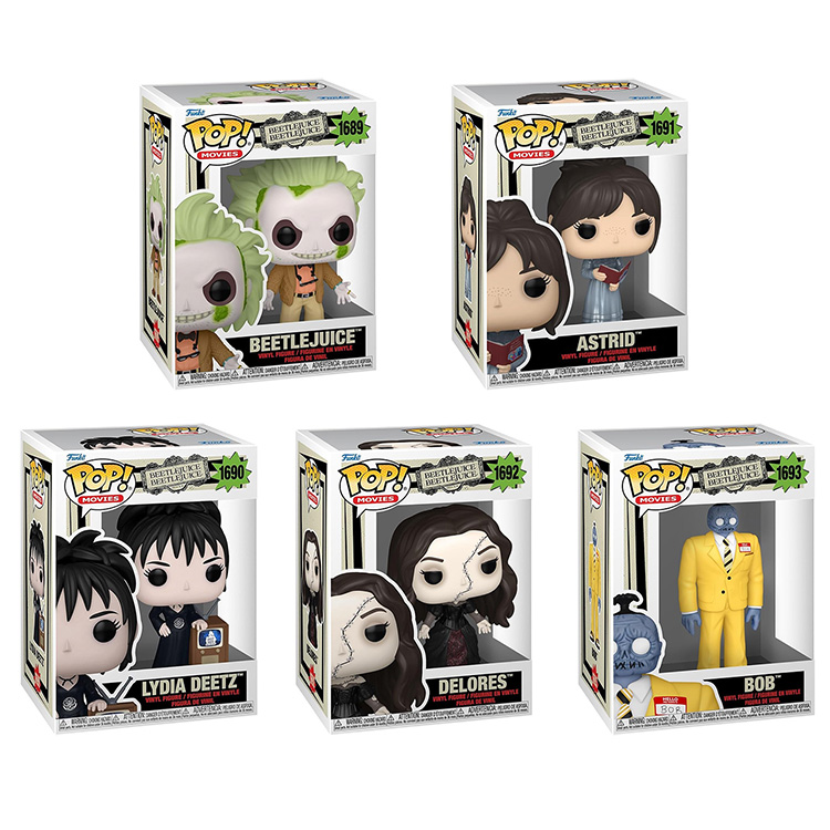 Funko POP! Movies - Beetlejuice S3 Vinyl Figures - SET OF 5