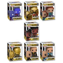 Funko POP! Movies - Black Adam Vinyl Figures - SET OF 7 [Sabbac, Dr. Fate, Cyclone, Hawkman +3]