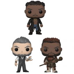 Funko POP! Marvel - Black Panther S3 Vinyl Figures - SET OF 3 (Killmonger, Klaw & M'Baku) Funko POP! Marvel - Black Panther S3 Vinyl Figures - SET OF 3 (Killmonger, Klaw & M'Baku)