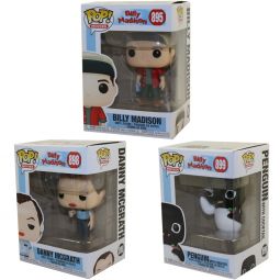 Funko POP! Movies - Billy Madison Vinyl Figures - SET OF 3 (Danny, Penguin & Billy) Funko POP! Movies - Billy Madison Vinyl Figures - SET OF 3 (Danny, Penguin & Billy)