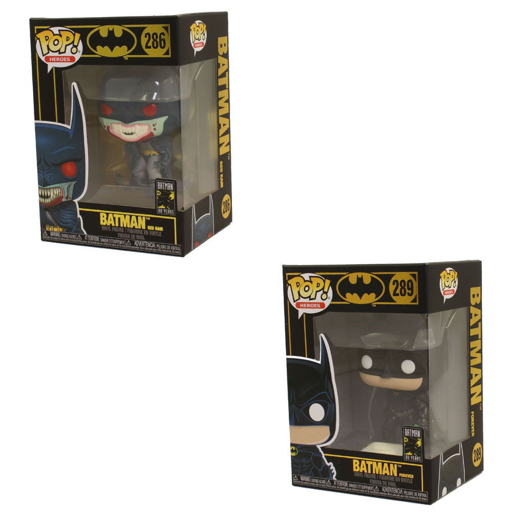 Funko POP! Heroes - Batman 80th Anniversary S2 Vinyl Figures - SET OF 2 (1995 & Red Rain)