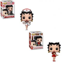 Funko POP! Animation - Betty Boop S2 Vinyl Figures - SET OF 2 BETTY BOOPS (Nurse & Sweetheart) Funko POP! Animation - Betty Boop S2 Vinyl Figures - SET OF 2 BETTY BOOPS (Nurse & Sweetheart)