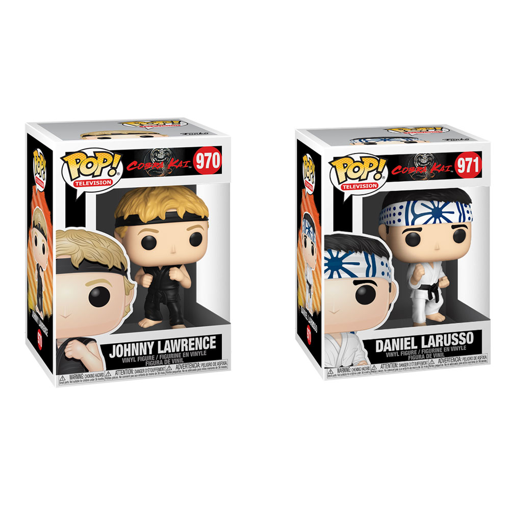 Funko POP! Television - Cobra Kai Vinyl Figures - SET OF 2 (Daniel & Johnny)