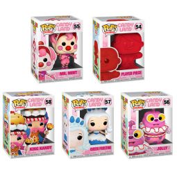 Funko POP! Retro Toys - Candyland Vinyl Figures - SET OF 5 (Jolly, Mr. Mint, King Kandy +2) Funko POP! Retro Toys - Candyland Vinyl Figures - SET OF 5 (Jolly, Mr. Mint, King Kandy +2)